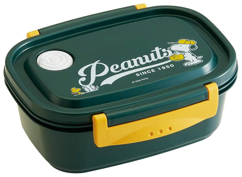 Skater Easy Light Bento Snoopy Sealable Storage Peanuts & Box, Medium, Microwave-Safe, 550ml, Container, XPM4-A