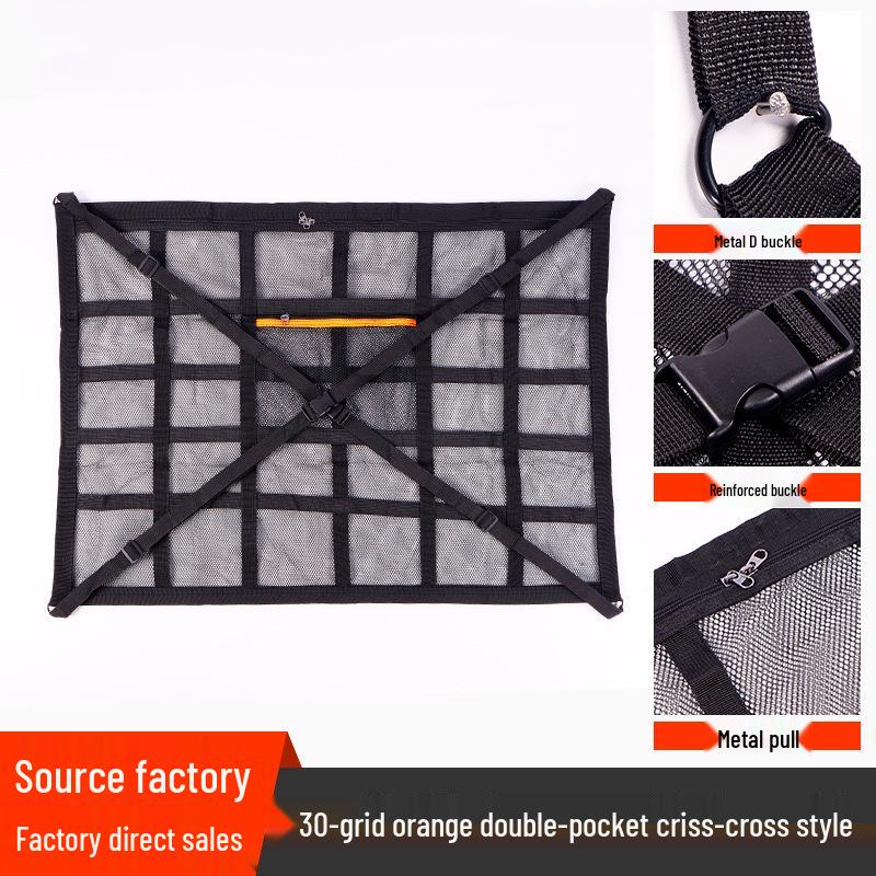 Car Roof Luggage Organizer Net Pocket Hanging Storage Bag