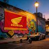 Motorcycle For HONDA Flag 120g Polyester Sublimation Print Durable Hanging Banner Home Decor Gift XK6