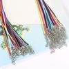 50Cm Wax Thread Necklace Rope Colored Wax Thread Rope Neck Chain Pendant Pendant Rope Braided Rope Pendant Rope