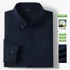 New 100% Pure Cotton Striped Shirt For Men's Long Sleeve Casual Regular Fit Soft Comfortable Business Social Shirts Men Clothing