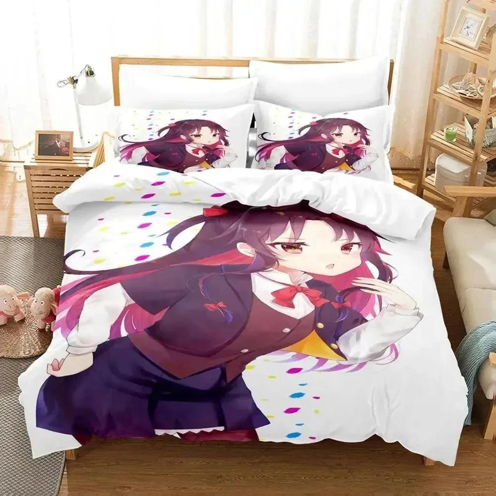 Anime Ryuo's Work Is Never Done Bedding Set Duvet Cover Bed Set Quilt Cover Pillowcase Comforter King Queen Size Boys Adult