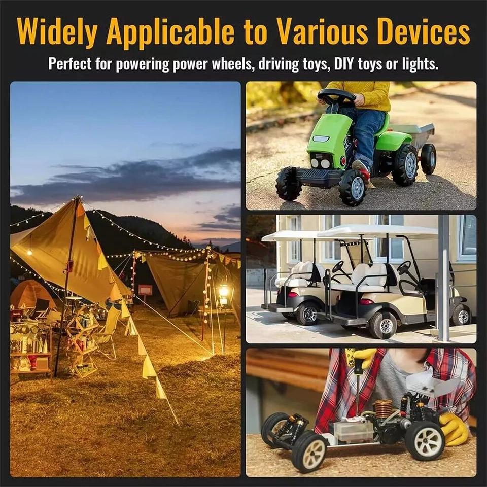 Step Down Converter for Dewalt 20V to 12V Adapter Power Wheel Battery Adapter DC 12V 20A 240W Inverter Automatic Buck Converter