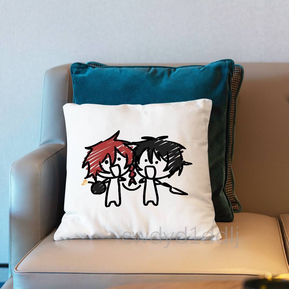Zeno Remake Anime Pillow Case Short Plush Sofa Decorative Gift Home Doublesided Printing Cushio
