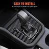 ABS Carbon Fiber Center Gear Shift Panel Trim Cover For Subaru Forester 2025
