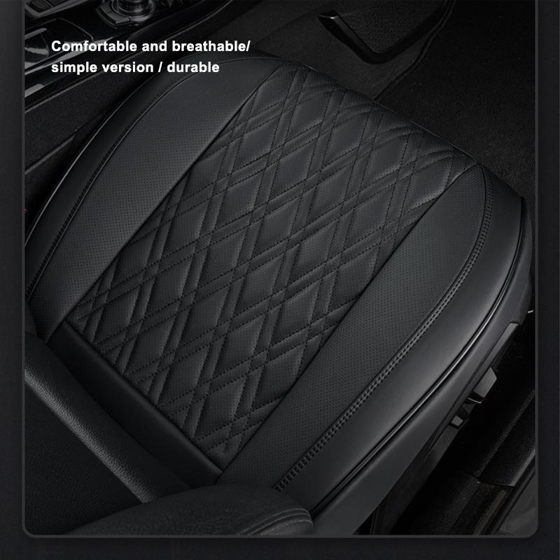 SEAMETAL Front Car Seat Cover PU Leather Seat Cushion Automobiles Seat Protector for Four Seasons