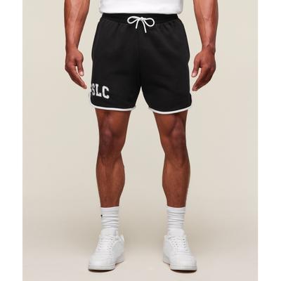 Gslc Contrast 5  Shorts Black White A2c6u Bb3f