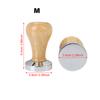 Barista Tools Wood Handle Coffee Powder Hammer Coffee Accessories 58MM/51MM Stainless Steel Coffee Tamper