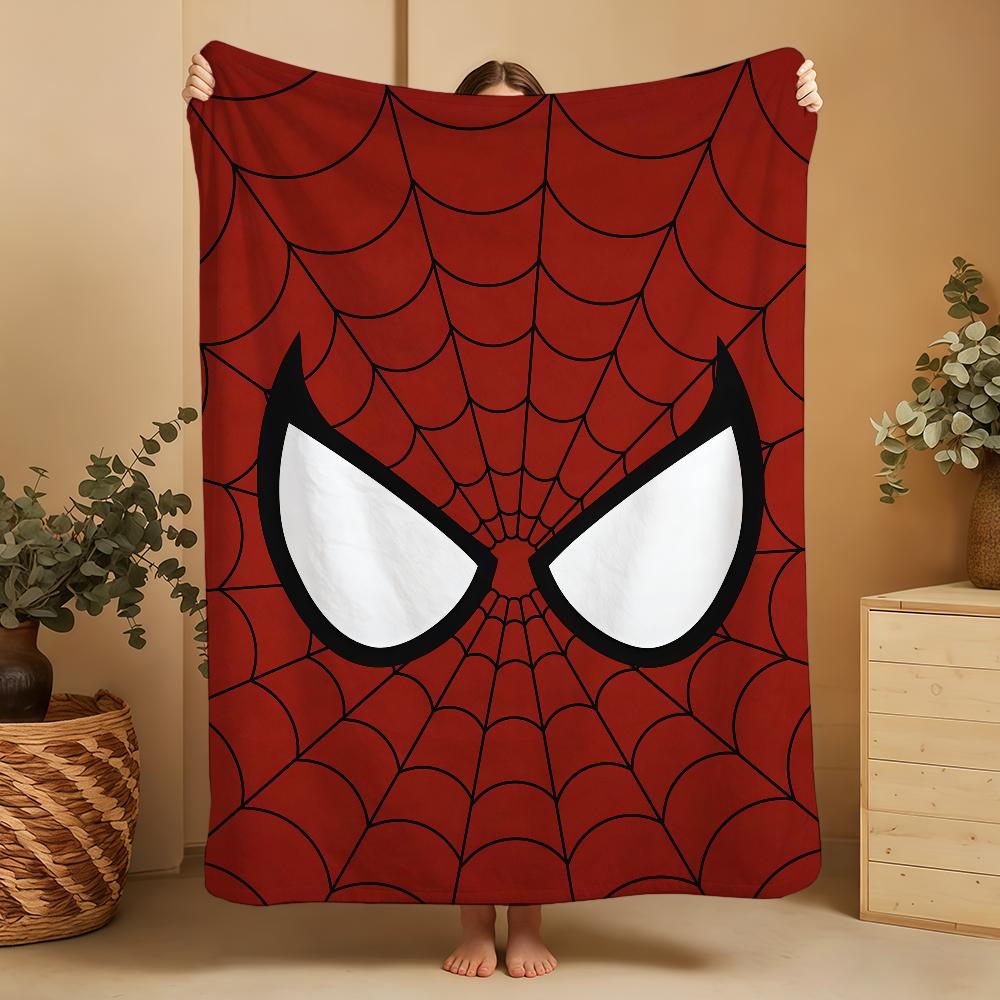 Blanket Throw Super Cosy Plush Living M-ManS S-SpiderS-ES Room Sofa Couch Childish Logo Birthday Gifts