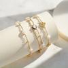 Fashion Bracelet Jewelry 925 Sterling Silver Clover Bracelet Chain for Women Charms Gold Plated  Bracelet