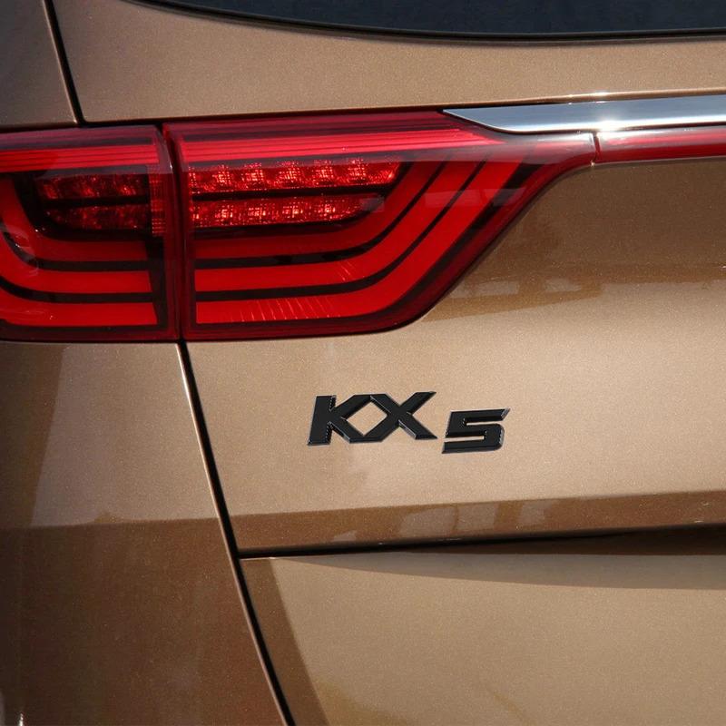 FAIG8 3D ABS K3 K4 K5 KX5 Letter Badge Car Tail Emblem Decal Rear Trunk Decor Sticker For KIA Ceed Soul Sorento Rio Sportage Picanto