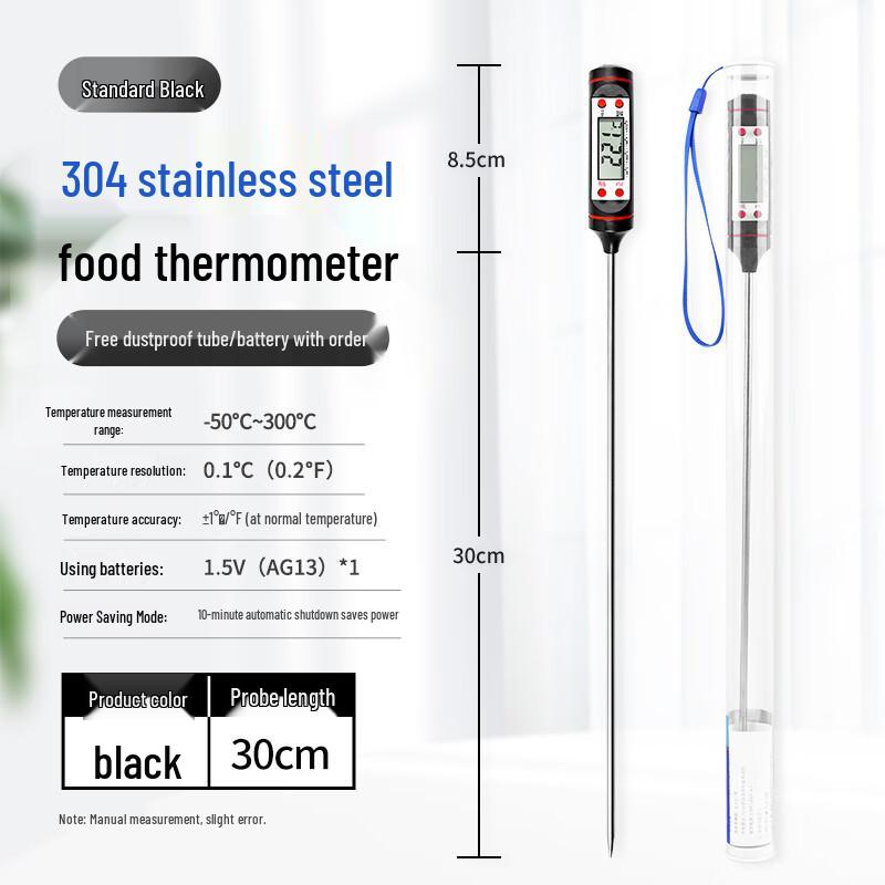 Digital Display Food and Liquid Probe Thermometer for Industrial and Commercial Use