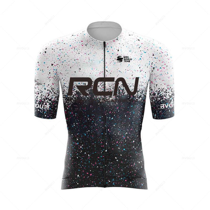 Ropa De Ciclismo 2025 RCN Neuankunft Sommer Herren Kurzarm Radtrikot Triathlon Team MTB Mountain Race Radbekleidung