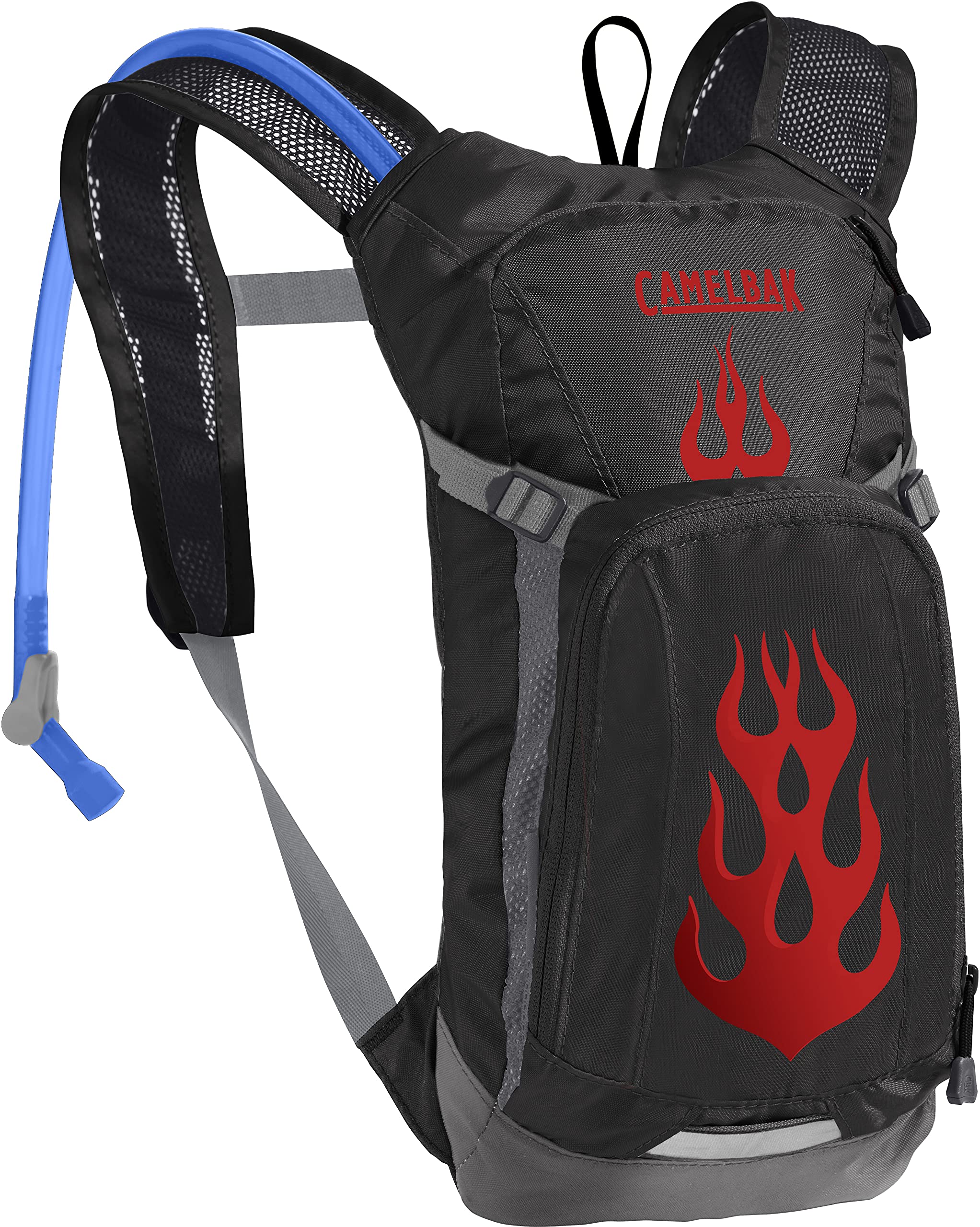 

CAMELBAK Велосипедная питьевая сумка MINI для детей, черная/пламенная, 1,5 л, MULE. [Мини-мул]