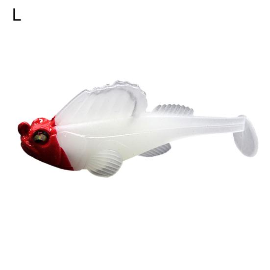 10g/14g Appât Leurre Hameçon Aiguisé Lumineux Simulation Tentant Pêche PVC Méduse Jigger Puissance Enroulement Leurre Plombé Pêche en Plein Air