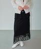 Wove Moment Daisy Layered Maxi Skirt Black Wbdfsk002Bk