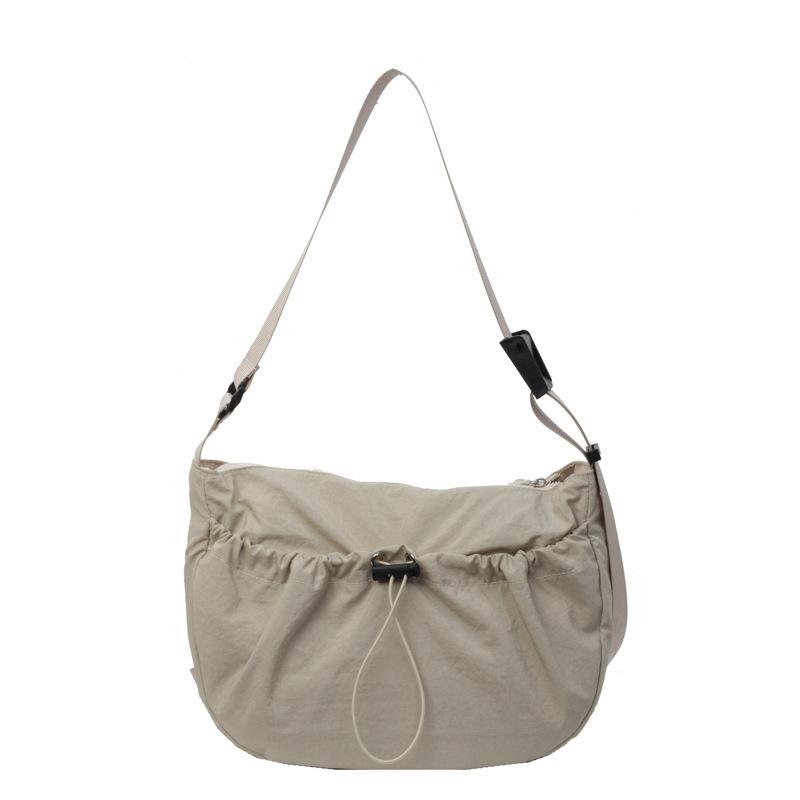 Nylon Canvas Bag Summer New Trendy Casual Tote Bag Versatile Shoulder Messenger Bag Saddle Bag