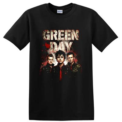 Green Day American Idiot Ära Rockmusik T-Shirt Punk Band Porträt Grafik T-Shirt
