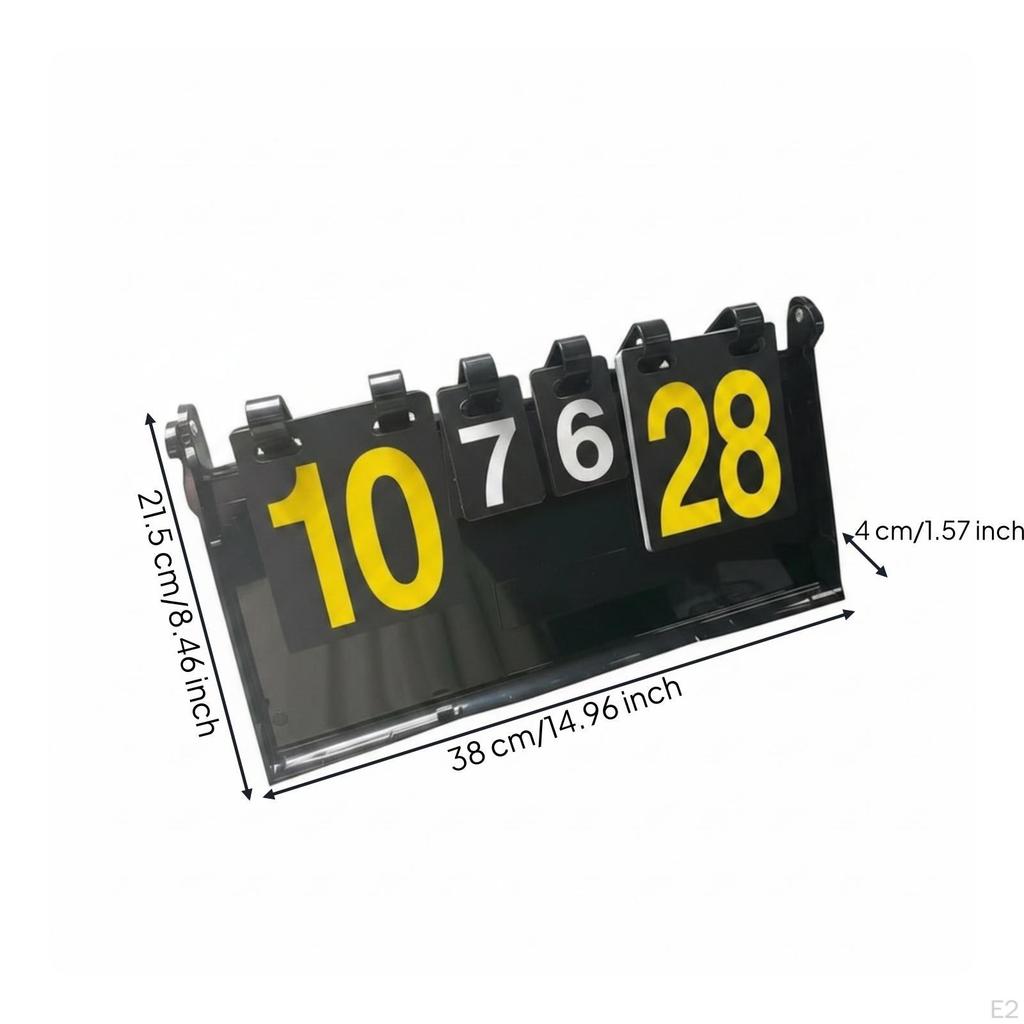 Manual Flip Scoreboard Lightweight Score Stable for Schools