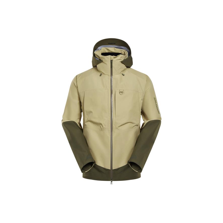 

Salomon Outlife Ss25 3L Shell Ветрозащитная Водонепроницаемая Куртка для Хайкинга и Гор Унисекс C26437 S