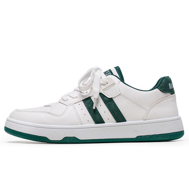 Four Seasons Simple Board Shoes Men's Fashion Casual Lace-Up Boys' Low-Top Little White Shoes Versatile Breathable Shoes