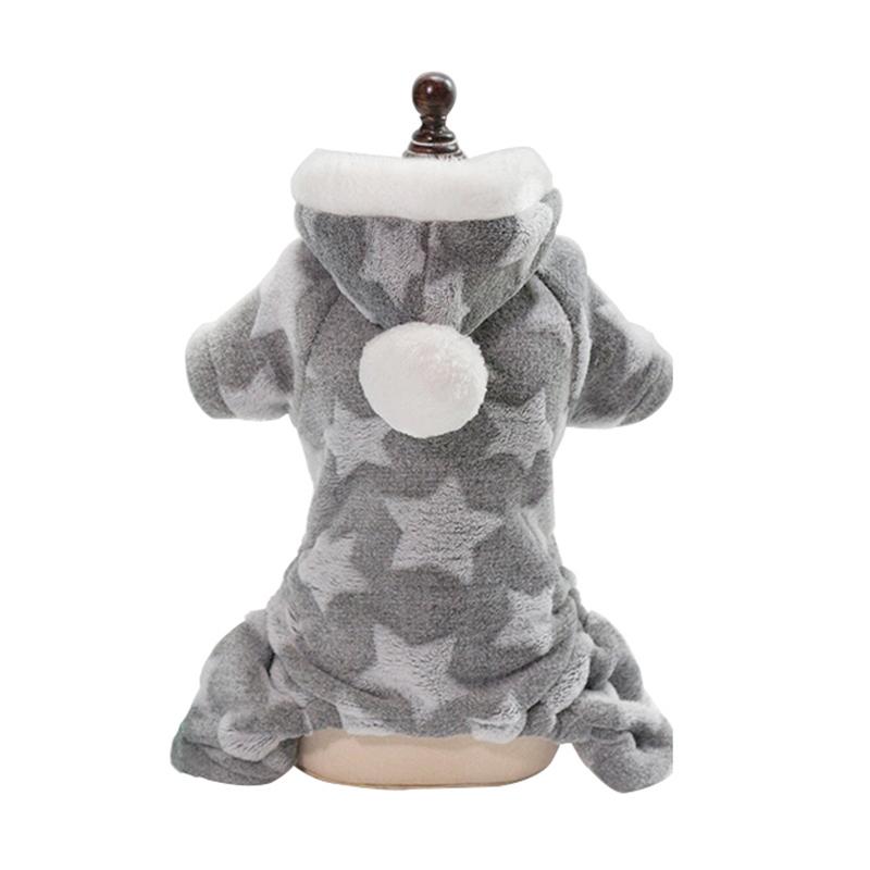Autumn Winter Soft Fleece Pet Dog Pajamas Jumpsuit for Small Dogs Shih Tzu Yorkshire Puppy Cat Clothes Warm Pullover Pets Clothi