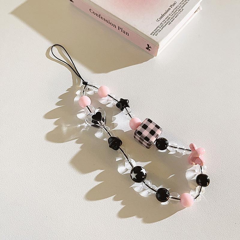 

Trendy Original Ins Cute Cartoon Handmade Beaded - Phone Case Lanyard/CCD Camera Charm High-End Universal Anti-Theft/Anti-Snatch