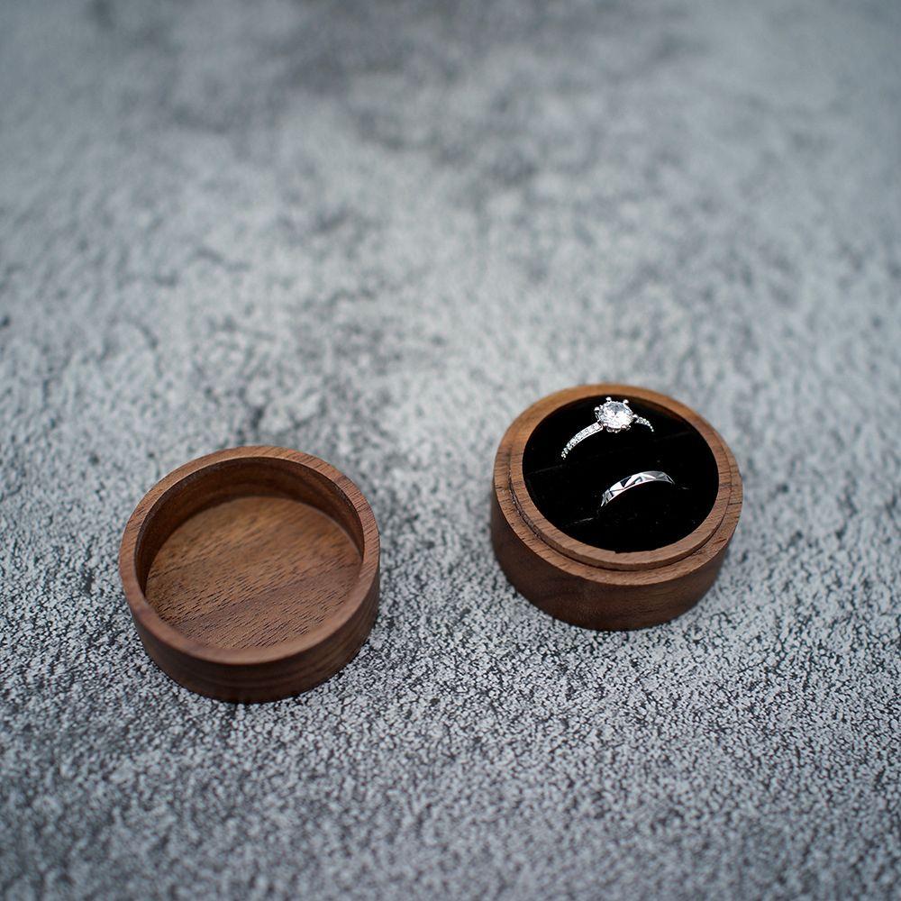 Ceremony Gift Jewelry Box Case Proposal Ring Bearer Box Ring Box Presentation Box Storage Box