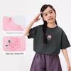 Girls' 10A Antibacterial Round Neck Short Sleeve T-Shirt