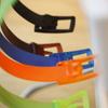 Plastic Buckle Waist Belt Strap Smooth Buckle Cummerbund Belts Waistband Silicone Belt Casual Belts