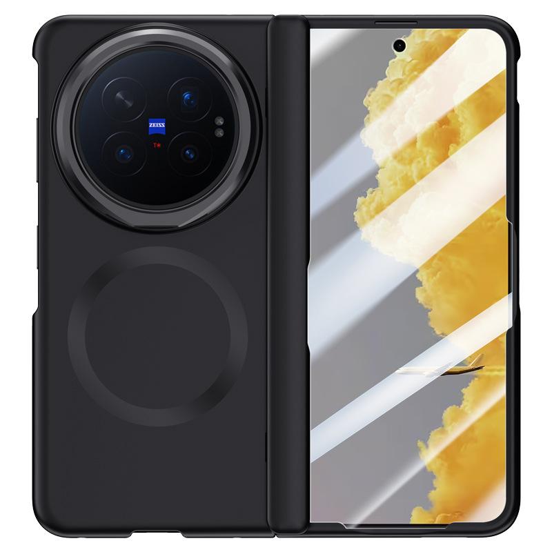 Suitable for VIVOXFold1 magnetic mobile phone case chain skin feeling lens holder central shaft all-inclusive anti-drop  case