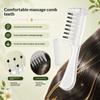 Portable Transparent Hair Root Comb Liquid Guide Applicator Scalp Massage Comb Hair Oil Serum Brush Anti-Leak Hair Care Tool