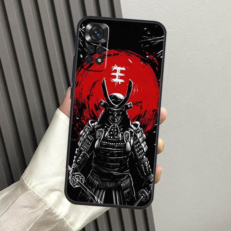 Anime Japanese Samurai Case For Xiaomi Redmi Note 14 13 Pro 12 11 10 15 Pro Plus Redmi 14C 13C 15C 10C 12C 15 Funda