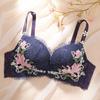 1Pair Dress Embroidered Fashion Embroidered Decals Fabric Sticker Lingerie Breast Flower Sewing DIY Polyester Flower Applique