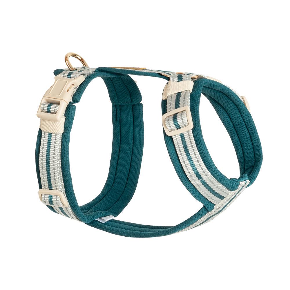 

Світловідбиваючий регульований Y-подібний собачий шлейка - М який, Вибухозахищений та Зручний Extra Large зелений