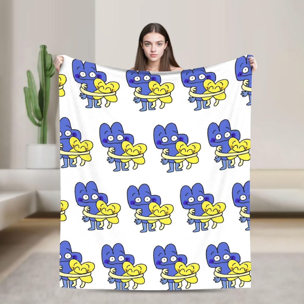 Blanket Fleece All Season Cartoon Multi-function Super Soft Throw Blankets for Bed Bedroom Rug Piece