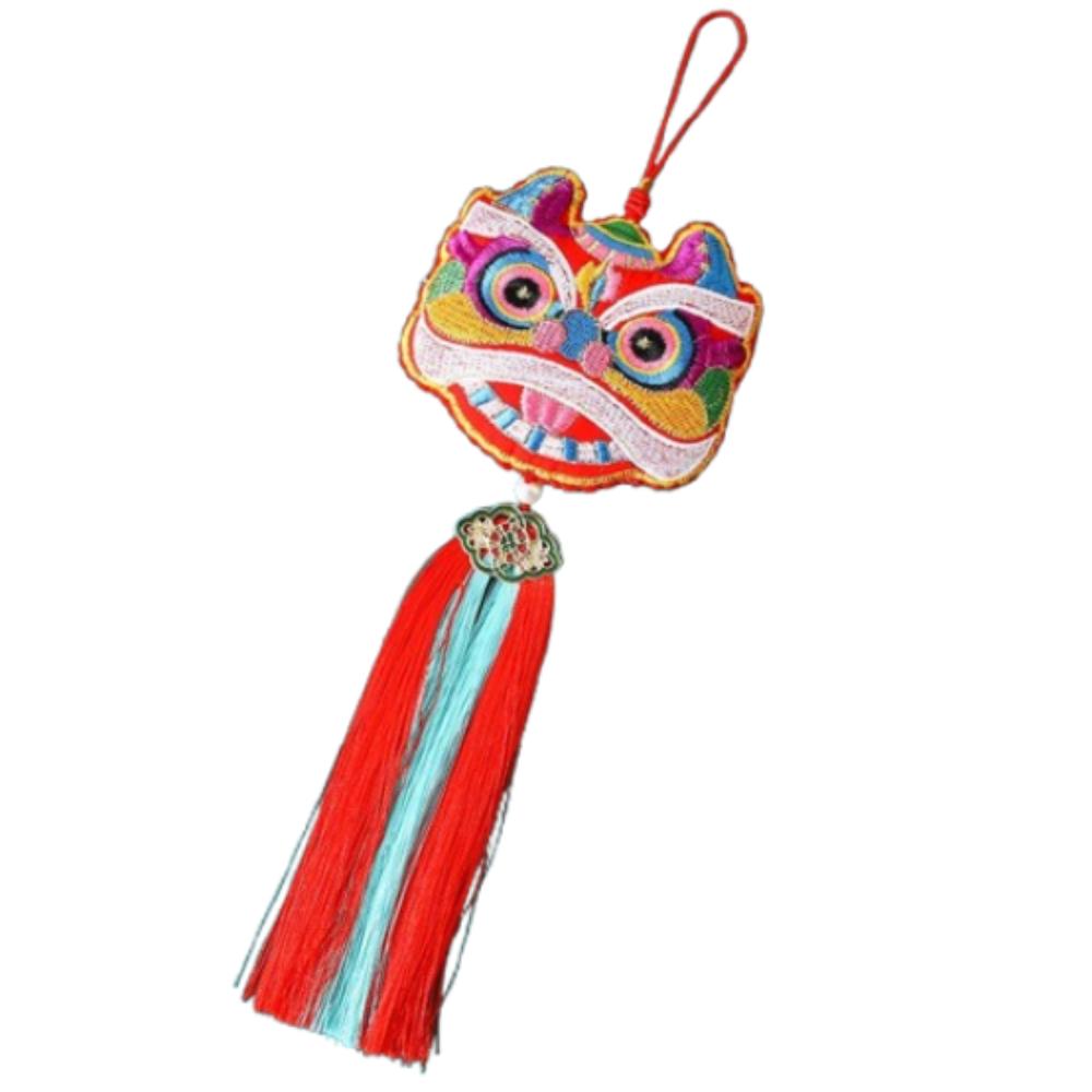 Traditional Embroidery Snake Wind Chimes Hanging New Year Pendants  New Year Decoration