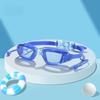 Jiemengzhe Anti-Fog Clear Large Frame Swimming Goggles