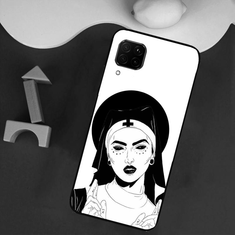 Sister Style Nun Sexy Girl For Huawei Nova 9 10 SE 8i 11i 12i 12s Y60 Y61 Y70 Y90 Y72 Y73 Y91 P60 Pro P40 P30 Lite Case