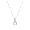 JYDDM 925 Circle Ball One-Point Necklace