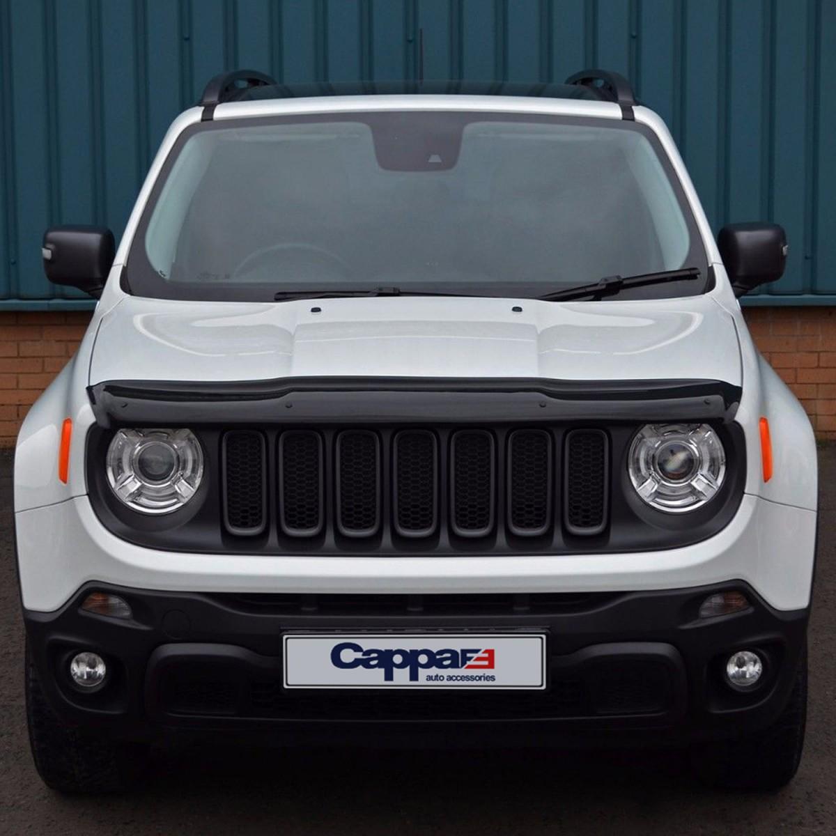 

ДЛЯ Jeep Renegade Захист переднього капота Спойлер 2015 р. і пізніших версій Передній захист від помилок Дефлектор капоту Захист глянсовий чорний АВТОМАТИЧНИЙ СТИЛ