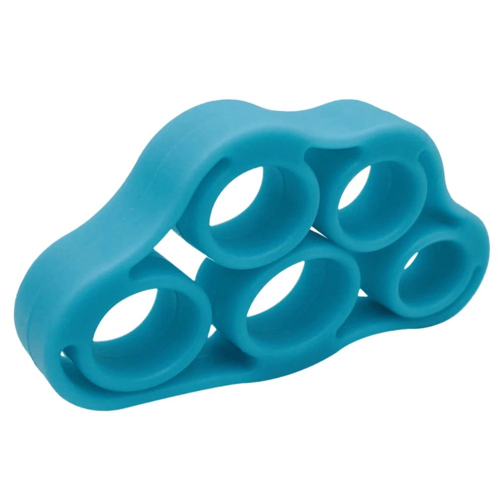 5 Finger Finger Strength Grip Band Elastic Silicone Wrist Gripper Band Mini Portable Muscle Building for Rehabilitation Training