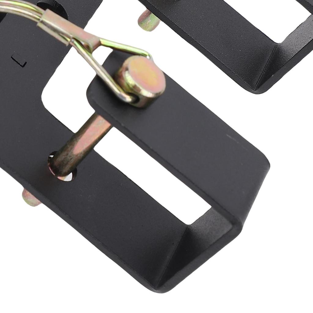 Mülltonnenkupplungshaken Kohlenstoffstahl Mülltonnen-Schlepphaken mit abnehmbarem Stift