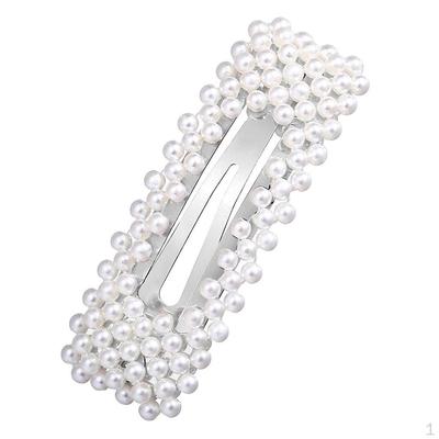 Pearls Hair Pin Barrettes Flower Brooch Lady Womens Jewelry Valentines Day Gifts