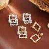 Exquisite Geometric Stud Earrings: Versatile High-End Fashion for Daily Wear