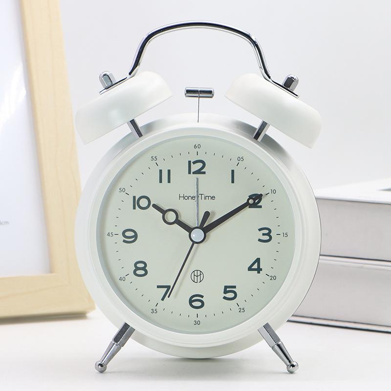

Simple Candy-colored Alarm Clock Loud and Lazy Bedside Night Light Mute Simple Fashion for Primary and Secondary School Students