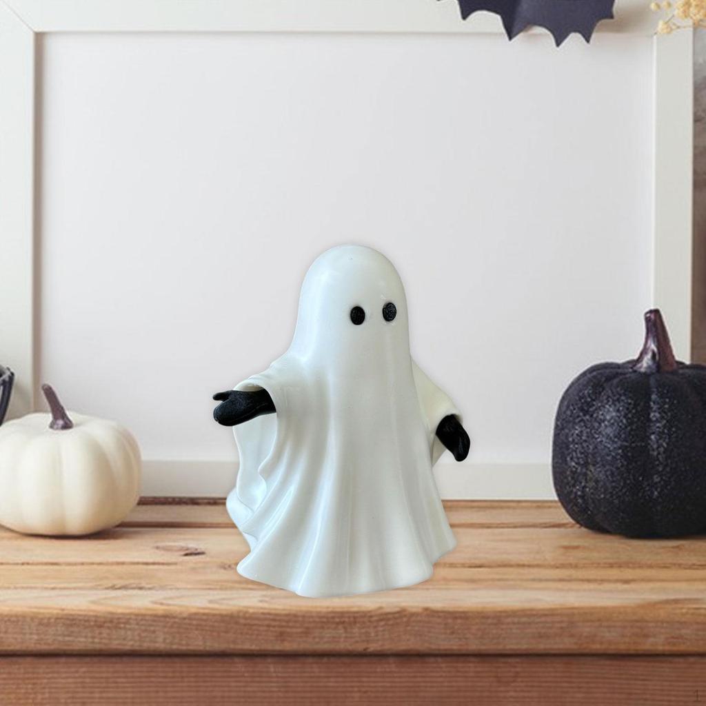 Cute Figurine Halloween Decoration with Light Decorative Lamp Small Statue Home Decor for Party