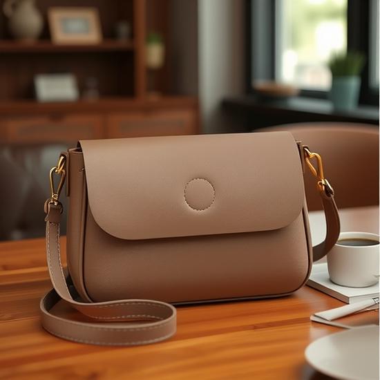 

2025 Stylish Genuine Leather Women s Crossbody Bag - Versatile, Large-Capacity Single-Shoulder Design 23cm Length x 9cm Width x 16cm Height грязно-белый