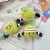 Cute Cartoon Funny Tennis Ball Plush Doll Stuffed Toys Keychain Pendant Backpack Charms Bag Hanging Ornaments Accessories Gifts