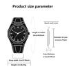 2D Sketch Line Men's Watch Fashion Minimalist Dial Silicone Strap Cartoon Comic Design Analog Quartz Wristwatches for Man Woman
